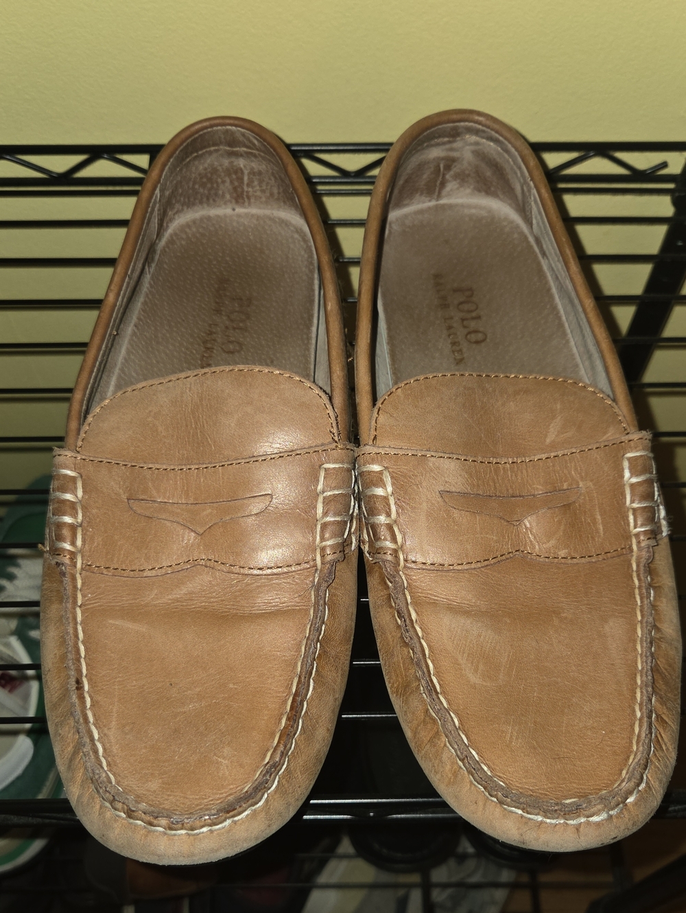 Polo by Ralph Lauren Brown Leather Penny Driving Loafers